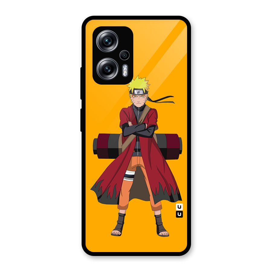Naruto Uzumaki Art Glass Back Case for Redmi K50i