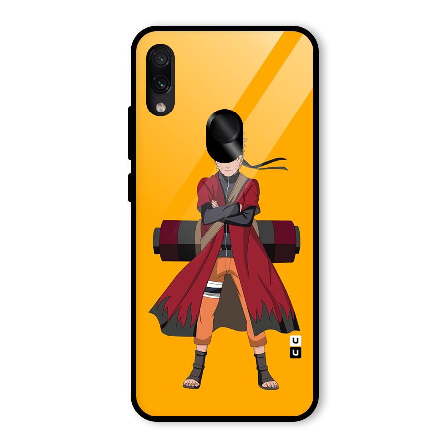 Naruto Uzumaki Art Glass Back Case for Redmi Note 7 Pro