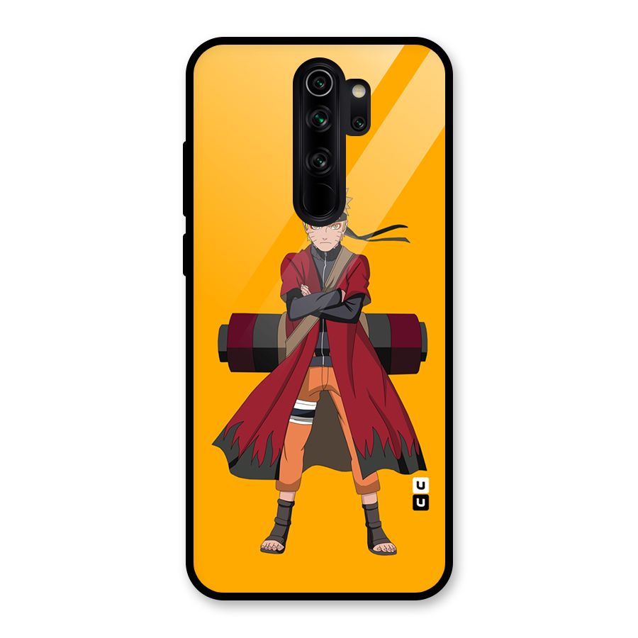 Naruto Uzumaki Art Glass Back Case for Redmi Note 8 Pro