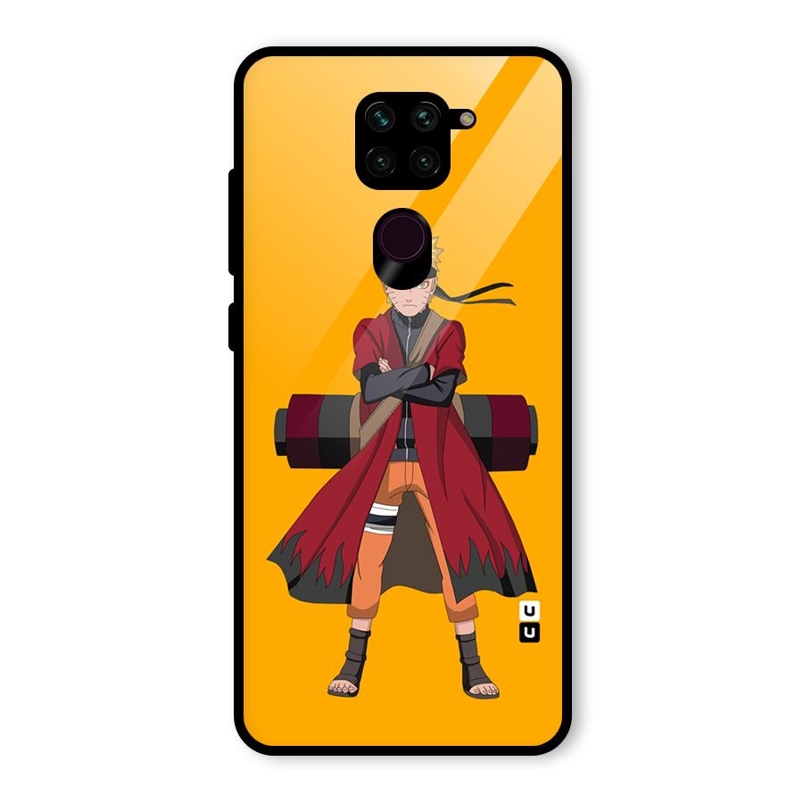 Naruto Uzumaki Art Glass Back Case for Redmi Note 9