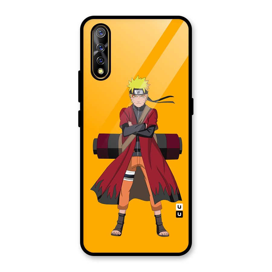 Naruto Uzumaki Art Glass Back Case for Vivo S1
