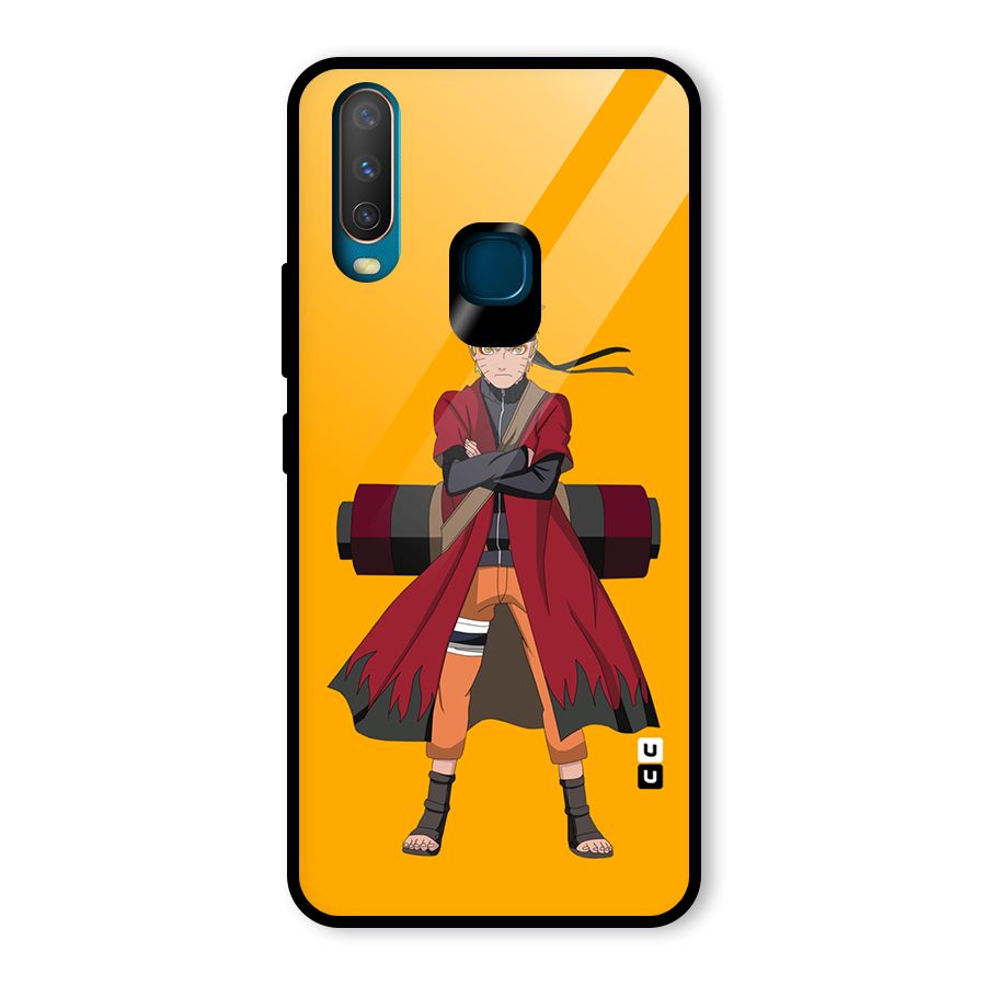 Naruto Uzumaki Art Glass Back Case for Vivo U10