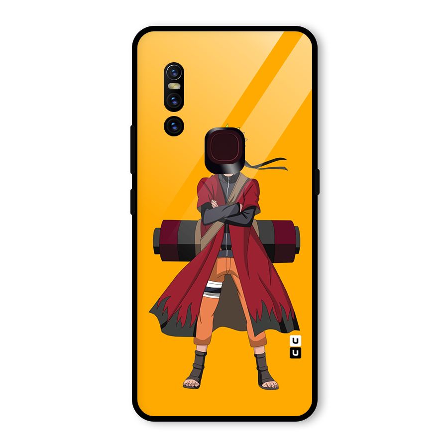 Naruto Uzumaki Art Glass Back Case for Vivo V15