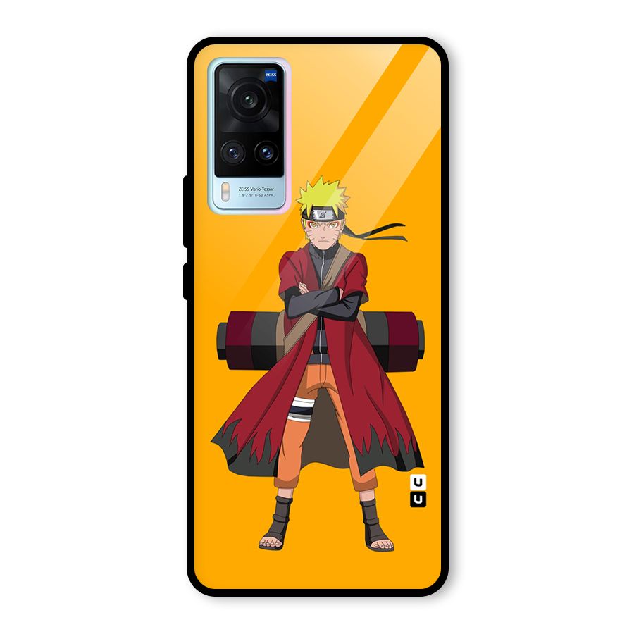 Naruto Uzumaki Art Glass Back Case for Vivo X60