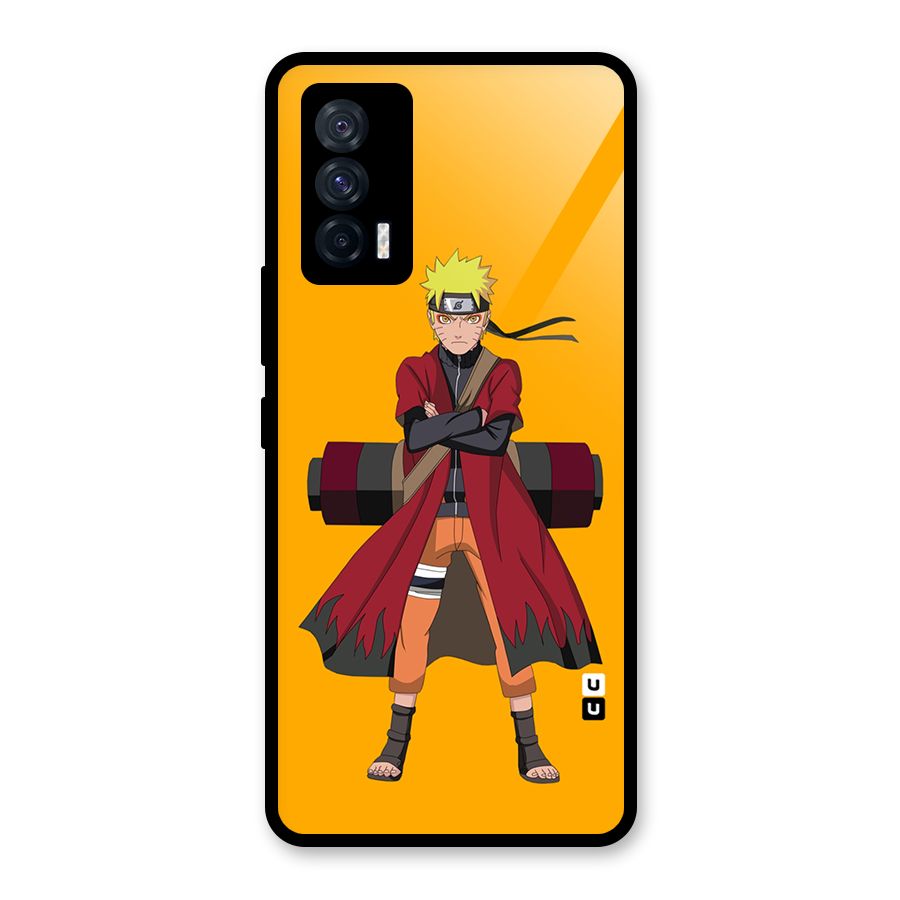 Naruto Uzumaki Art Glass Back Case for Vivo iQOO 7 5G