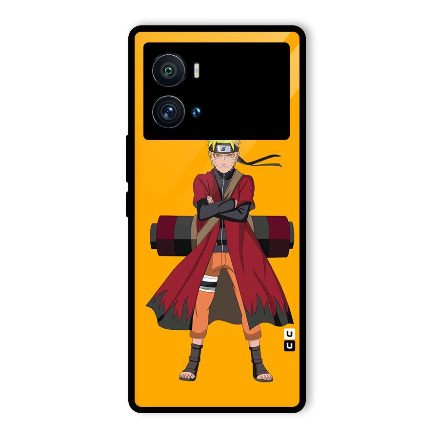 Naruto Uzumaki Art Glass Back Case for Vivo iQOO 9 Pro