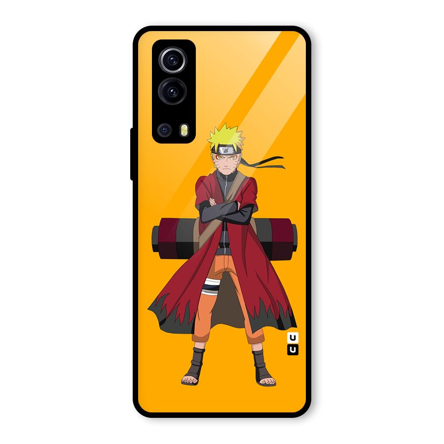 Naruto Uzumaki Art Glass Back Case for Vivo iQOO Z3