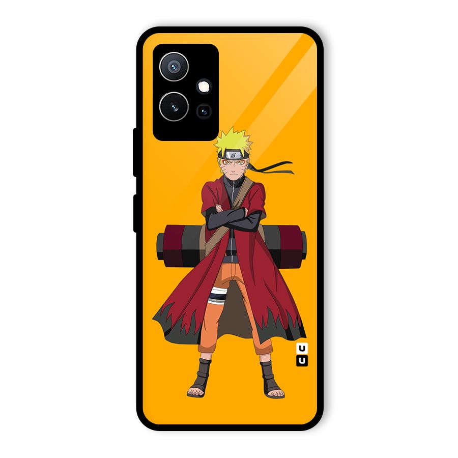 Naruto Uzumaki Art Glass Back Case for Vivo iQOO Z6