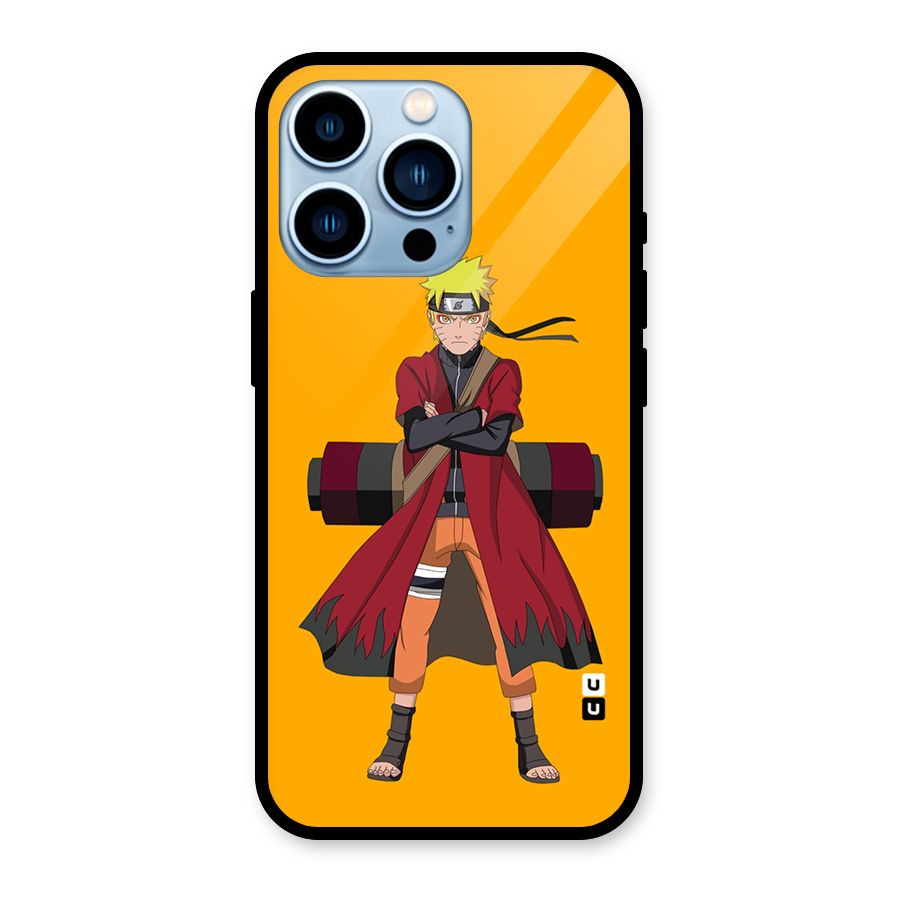 Naruto Uzumaki Art Glass Back Case for iPhone 13 Pro