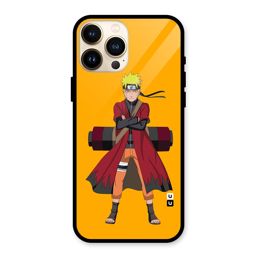Naruto Uzumaki Art Glass Back Case for iPhone 13 Pro Max