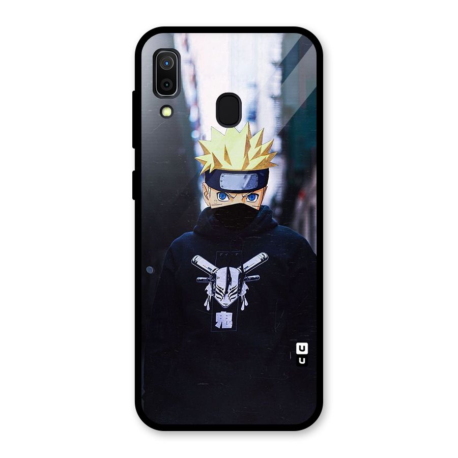 Naruto Uzumaki Cool Anime Glass Back Case for Galaxy A30