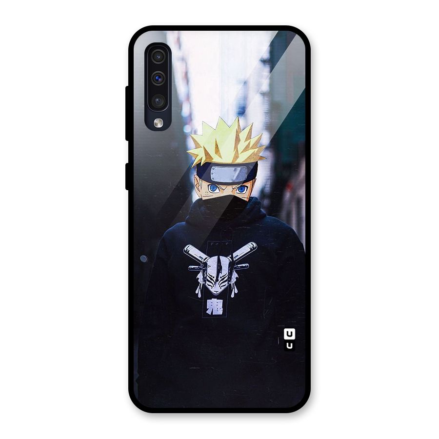 Naruto Uzumaki Cool Anime Glass Back Case for Galaxy A30s