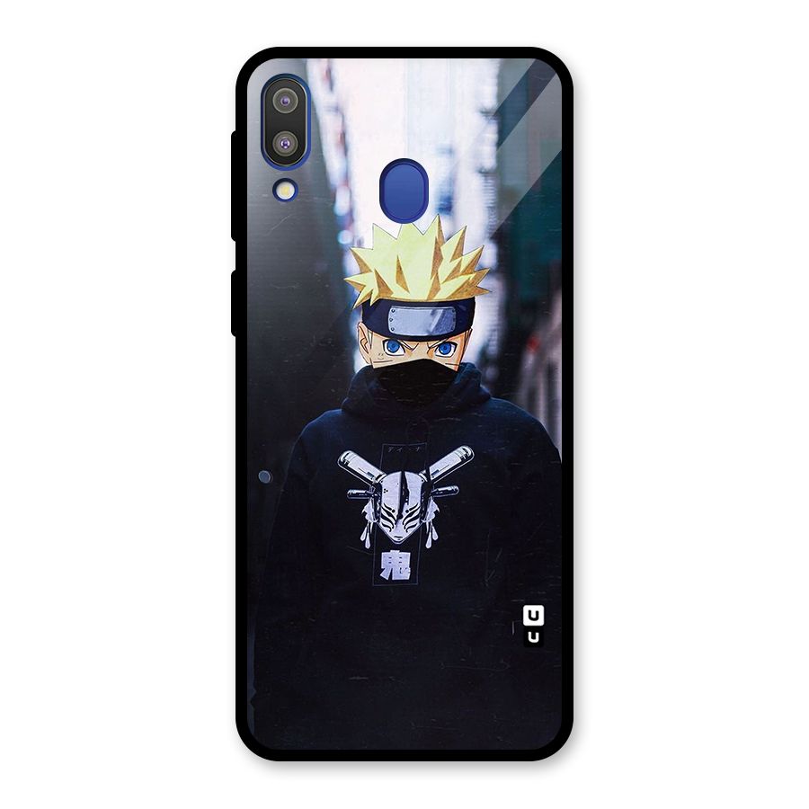 Naruto Uzumaki Cool Anime Glass Back Case for Galaxy M20