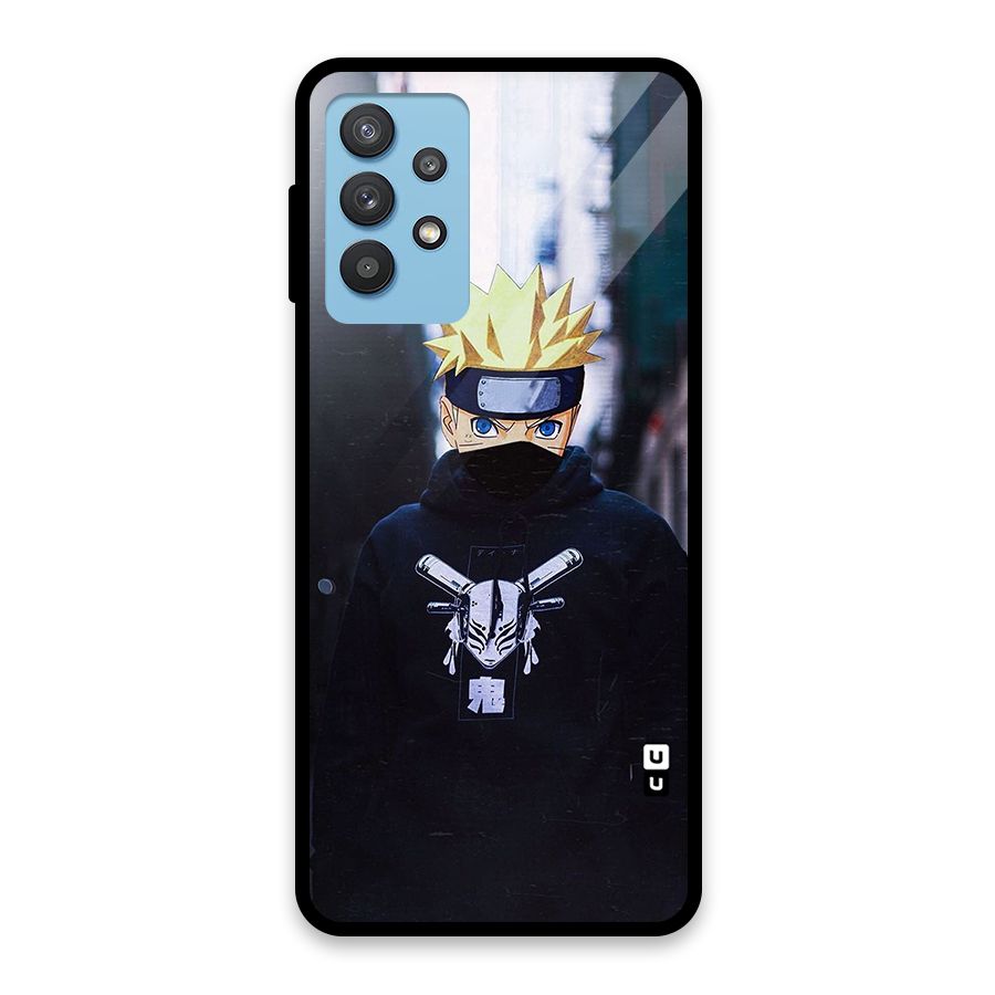 Naruto Uzumaki Cool Anime Glass Back Case for Galaxy M32 5G