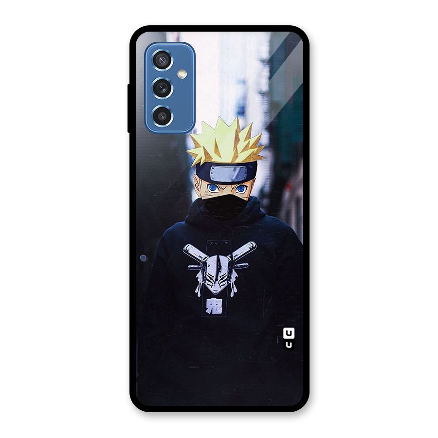 Naruto Uzumaki Cool Anime Glass Back Case for Galaxy M52 5G