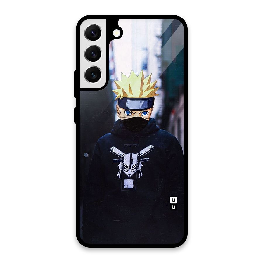 Naruto Uzumaki Cool Anime Glass Back Case for Galaxy S22 Plus 5G