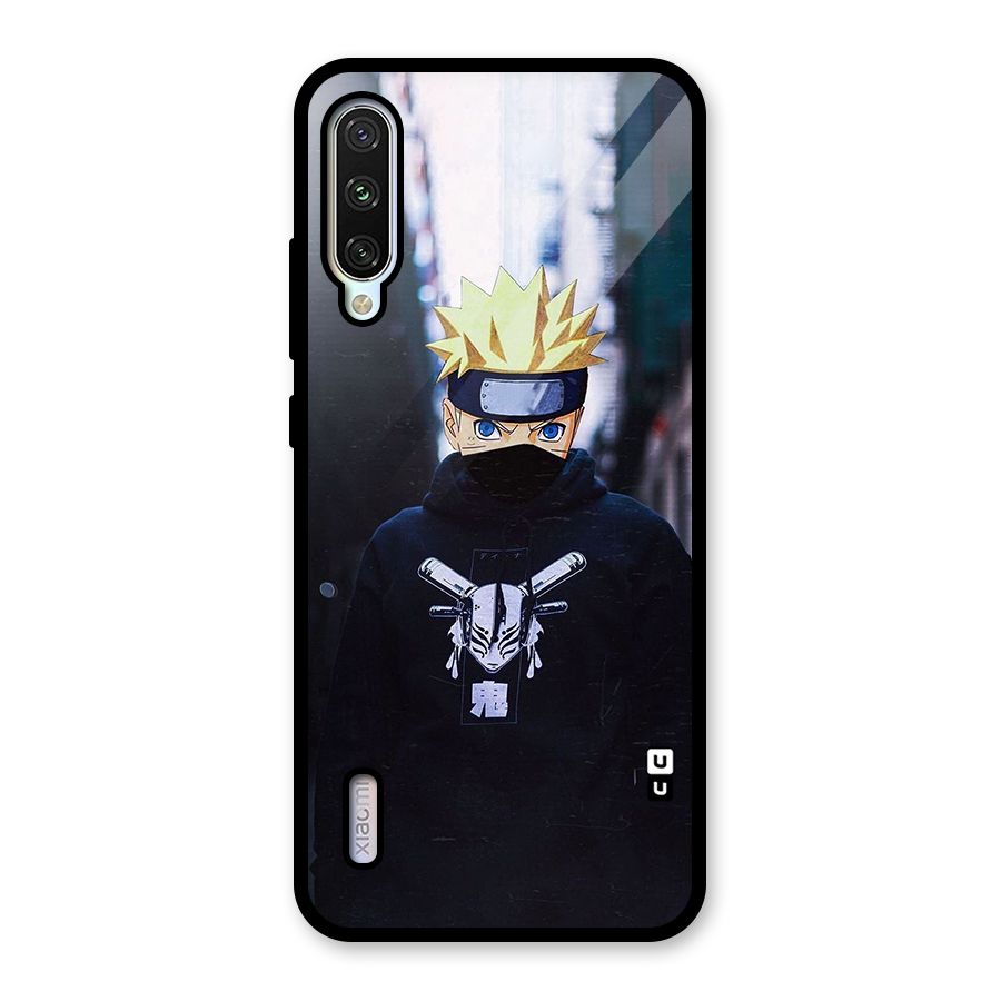 Naruto Uzumaki Cool Anime Glass Back Case for Mi A3
