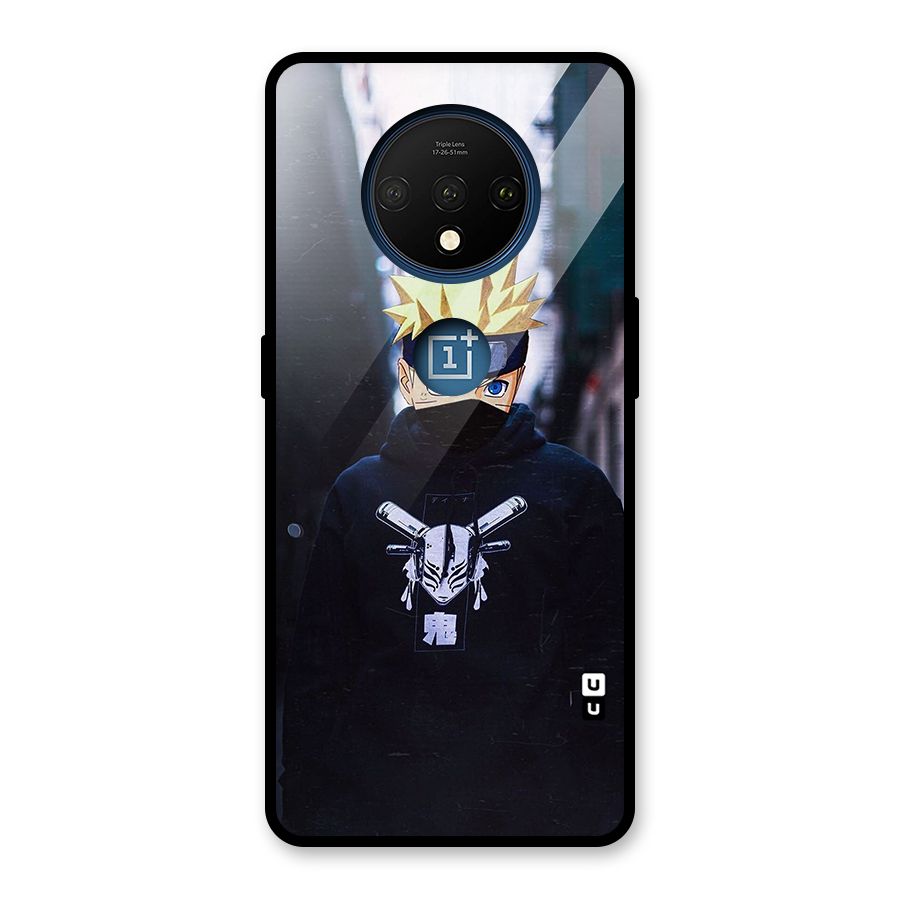 Naruto Uzumaki Cool Anime Glass Back Case for OnePlus 7T