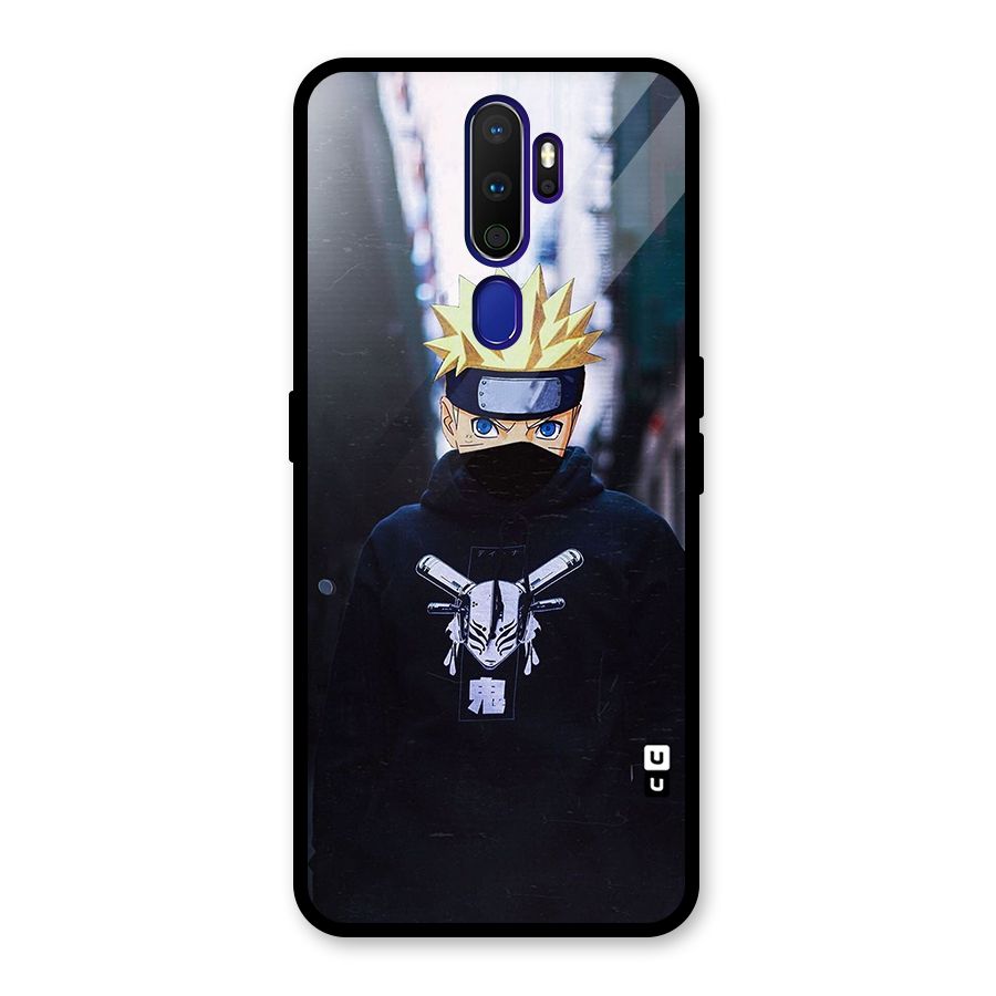 Naruto Uzumaki Cool Anime Glass Back Case for Oppo A9 (2020)