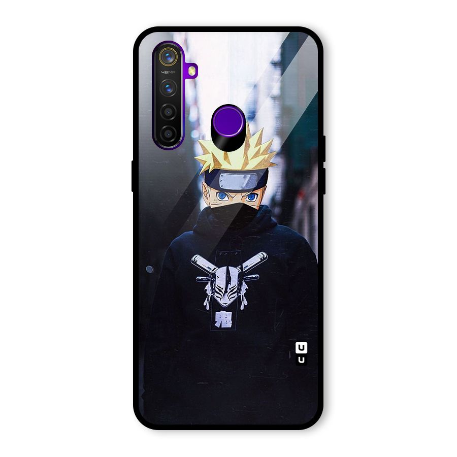 Naruto Uzumaki Cool Anime Glass Back Case for Realme 5 Pro