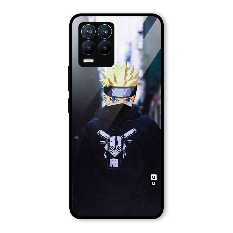 Naruto Uzumaki Cool Anime Glass Back Case for Realme 8 Pro