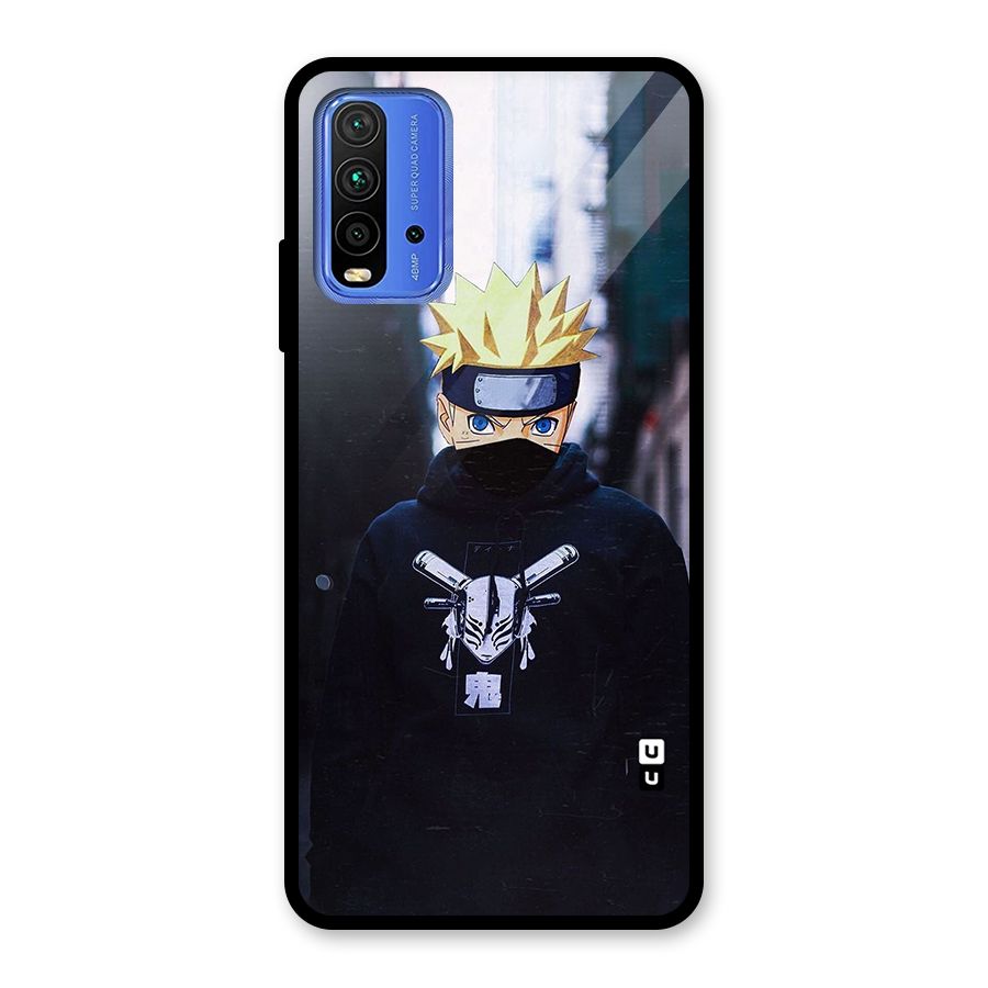 Naruto Uzumaki Cool Anime Glass Back Case for Redmi 9 Power