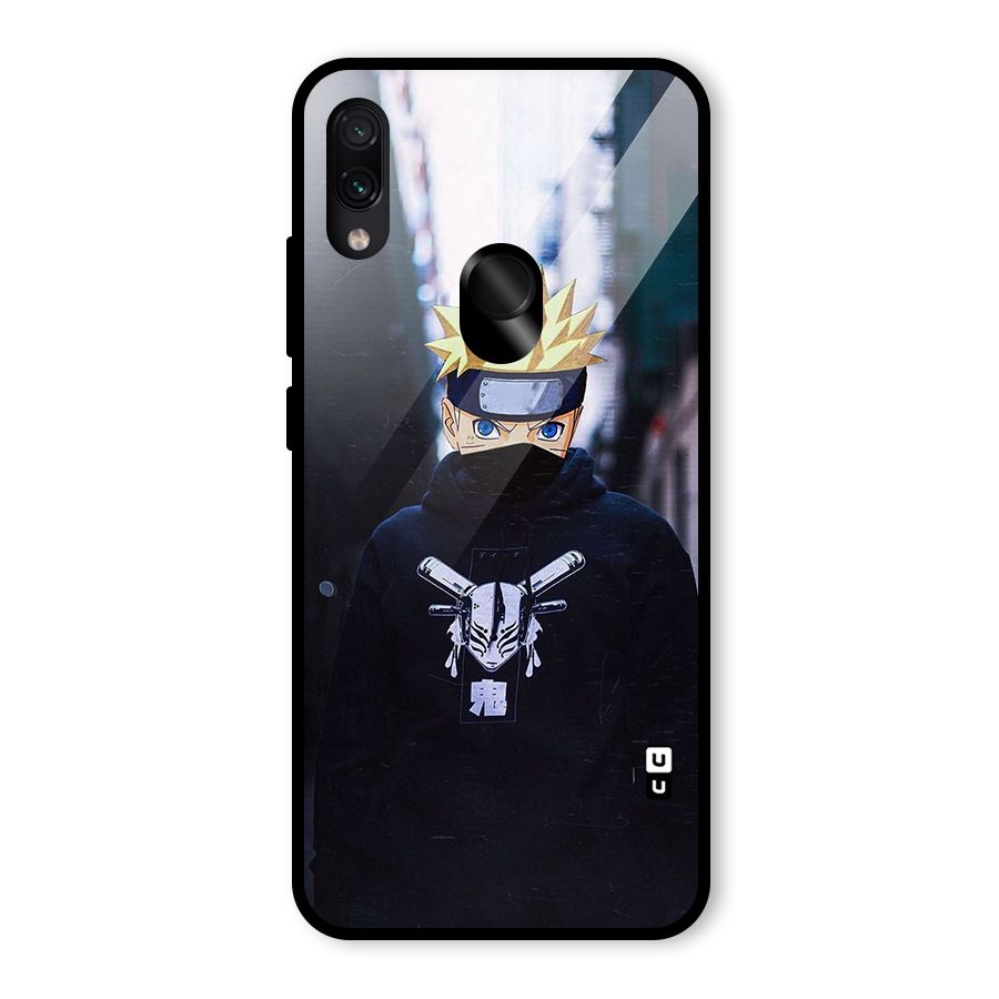 Naruto Uzumaki Cool Anime Glass Back Case for Redmi Note 7