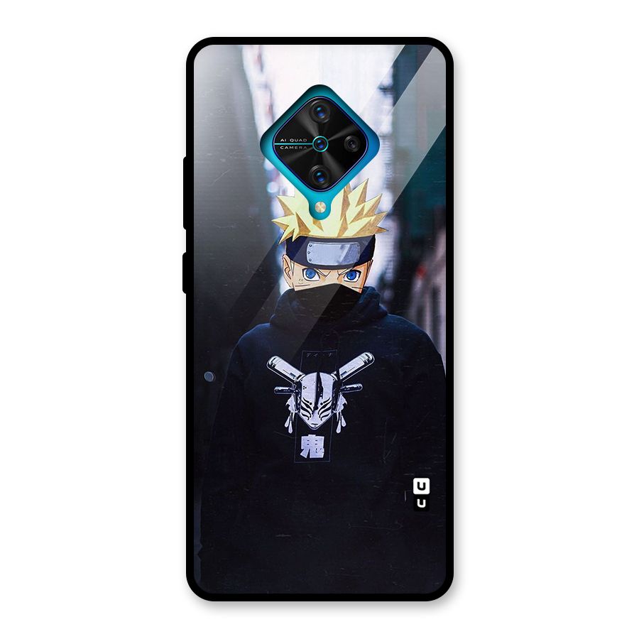 Naruto Uzumaki Cool Anime Glass Back Case for Vivo S1 Pro