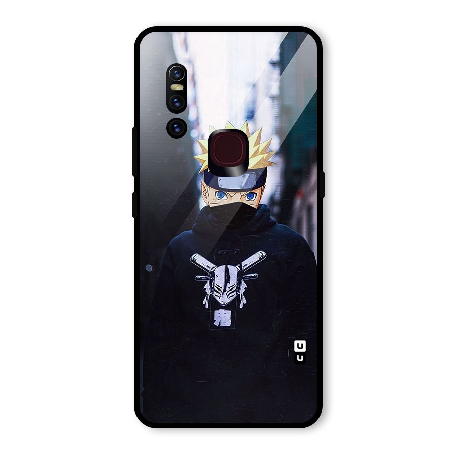 Naruto Uzumaki Cool Anime Glass Back Case for Vivo V15