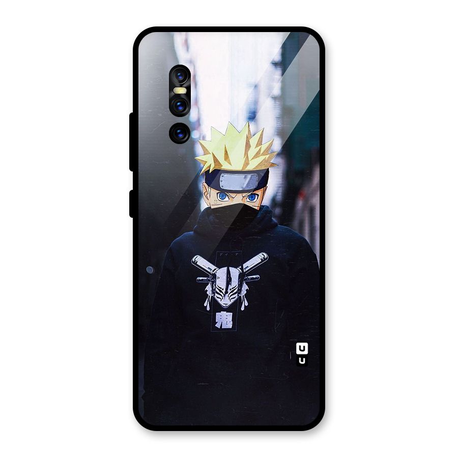 Naruto Uzumaki Cool Anime Glass Back Case for Vivo V15 Pro