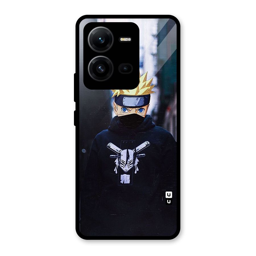 Naruto Uzumaki Cool Anime Glass Back Case for Vivo V25