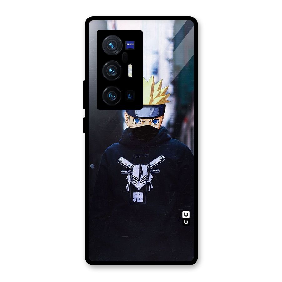 Naruto Uzumaki Cool Anime Glass Back Case for Vivo X70 Pro Plus