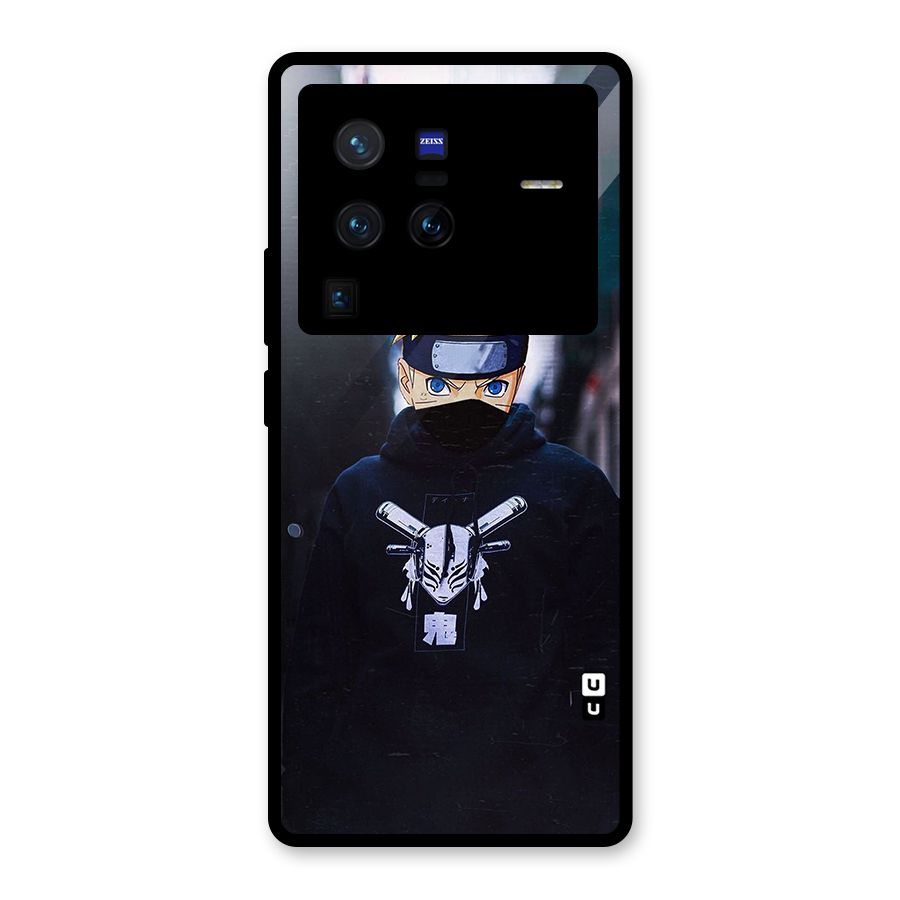 Naruto Uzumaki Cool Anime Glass Back Case for Vivo X80 Pro