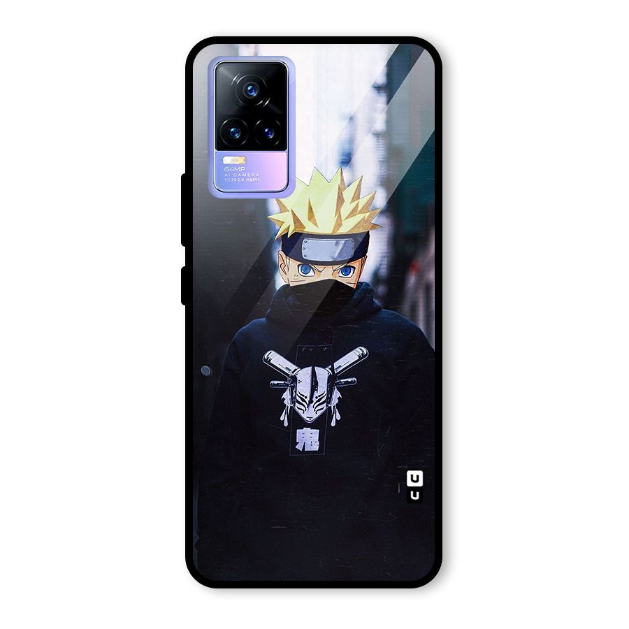 Naruto Uzumaki Cool Anime Glass Back Case for Vivo Y73