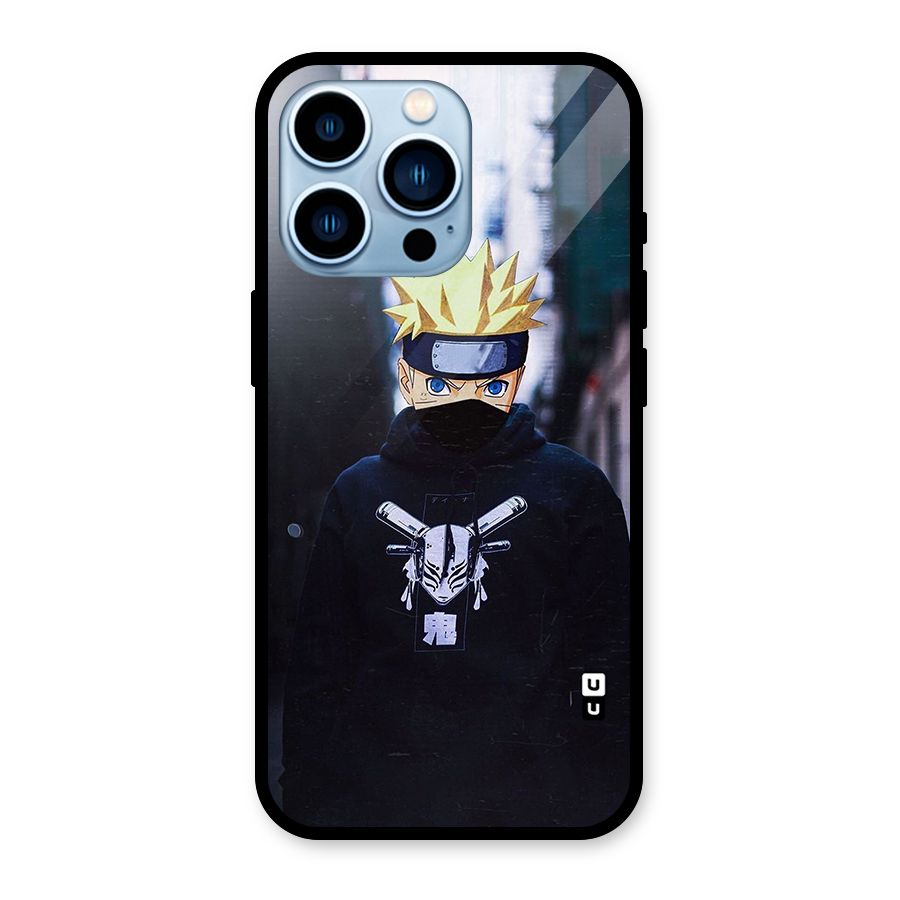 Naruto Uzumaki Cool Anime Glass Back Case for iPhone 13 Pro