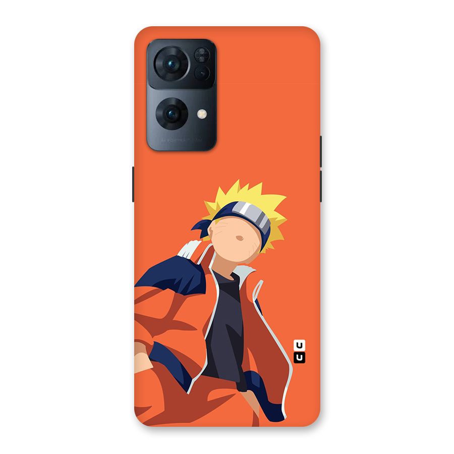Naruto Uzumaki Minimalist Back Case for Oppo Reno7 Pro 5G
