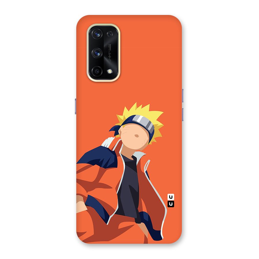 Naruto Uzumaki Minimalist Glass Back Case for Realme X7 Pro