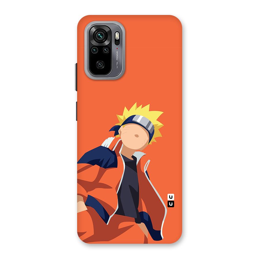 Naruto Uzumaki Minimalist Back Case for Redmi Note 10