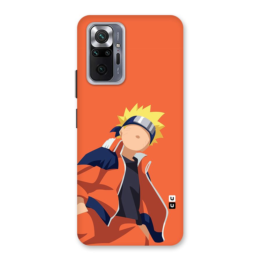 Naruto Uzumaki Minimalist Back Case for Redmi Note 10 Pro