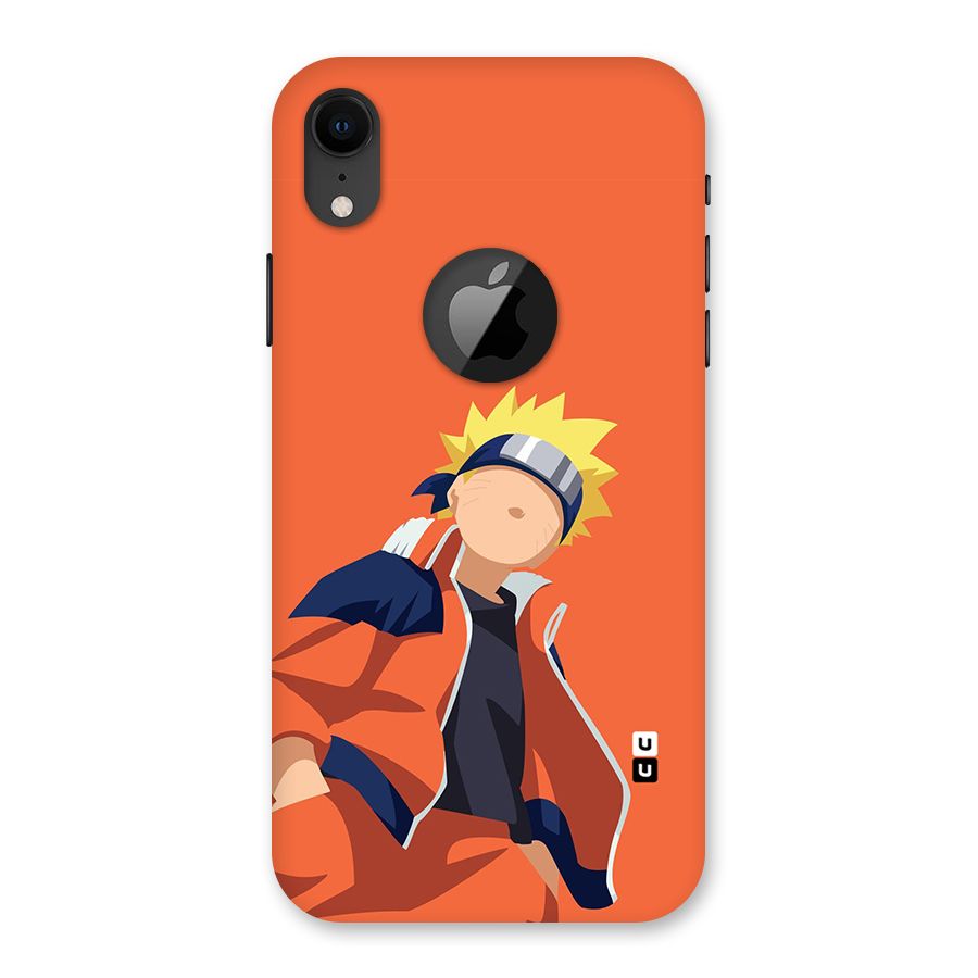 Naruto Uzumaki Minimalist Back Case for iPhone XR Logo Cut