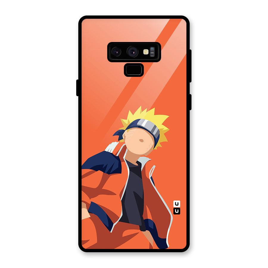Naruto Uzumaki Minimalist Glass Back Case for Galaxy Note 9