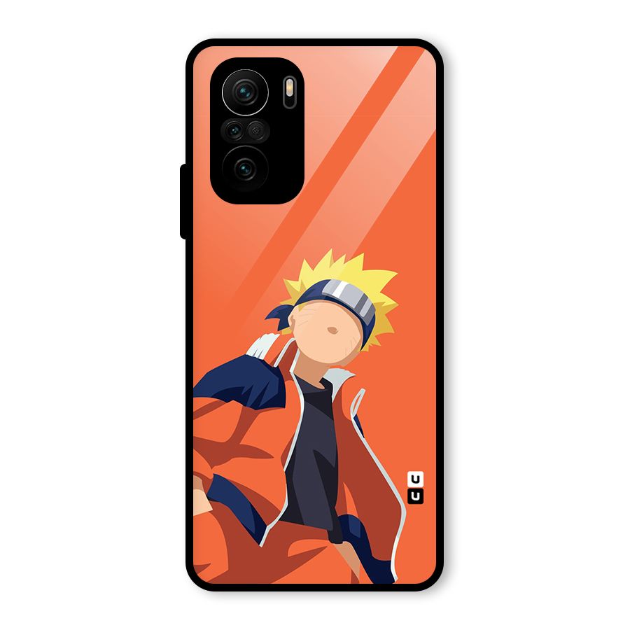 Naruto Uzumaki Minimalist Glass Back Case for Mi 11x