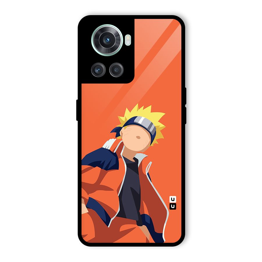 Naruto Uzumaki Minimalist Glass Back Case for OnePlus 10R