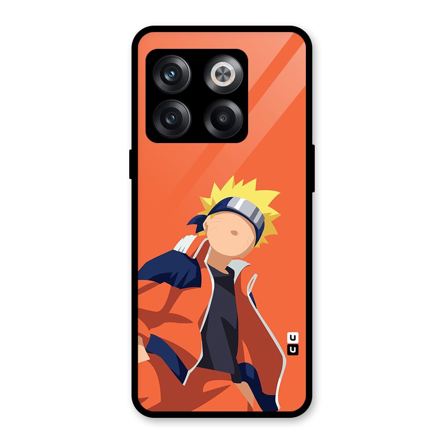 Naruto Uzumaki Minimalist Glass Back Case for OnePlus 10T