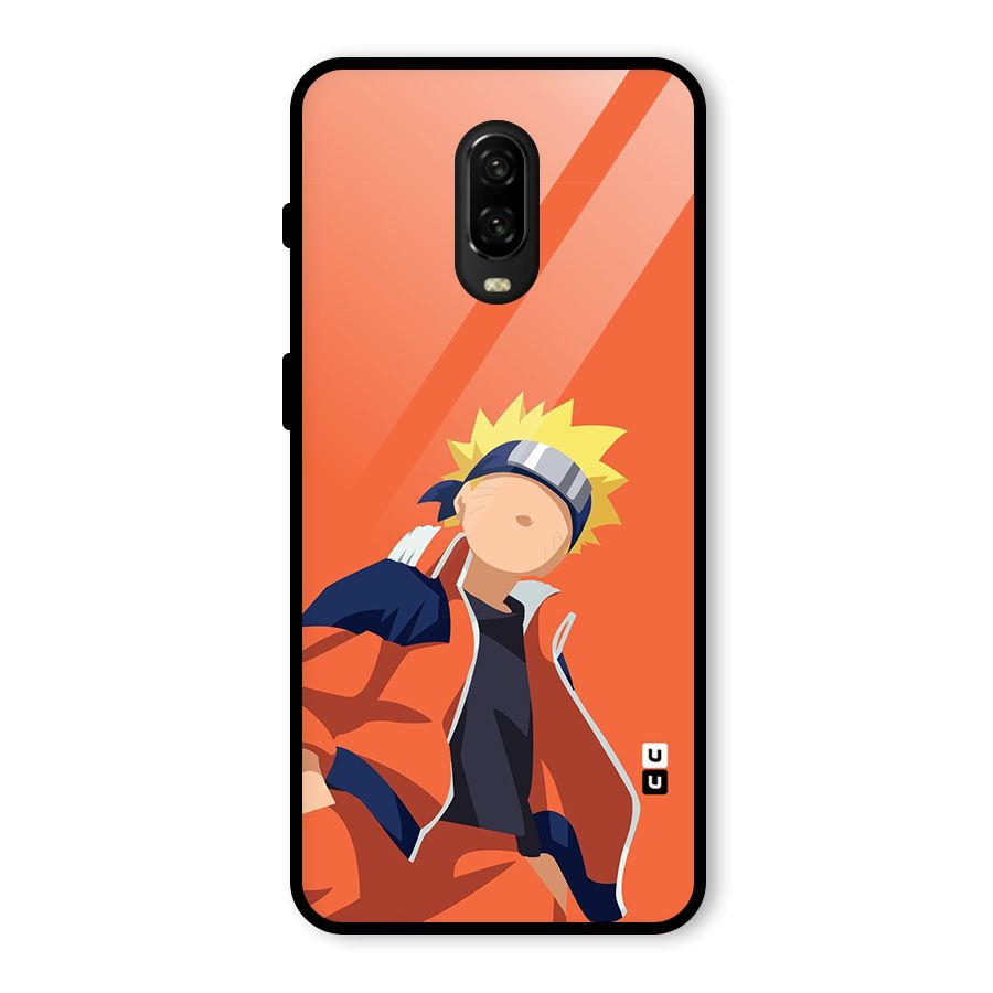 Naruto Uzumaki Minimalist Glass Back Case for OnePlus 6T