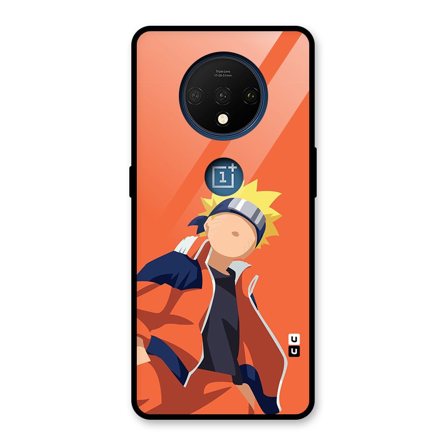 Naruto Uzumaki Minimalist Glass Back Case for OnePlus 7T
