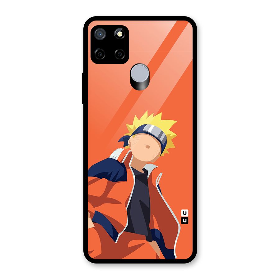 Naruto Uzumaki Minimalist Glass Back Case for Realme C12