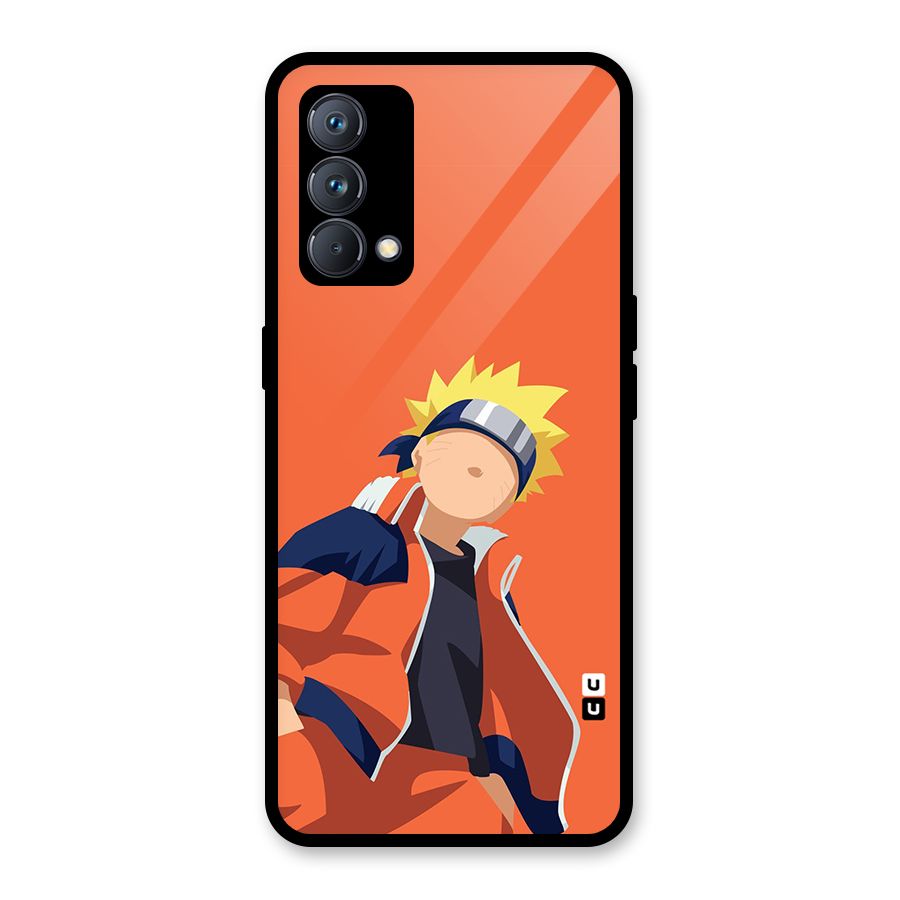 Naruto Uzumaki Minimalist Glass Back Case for Realme GT Master Edition