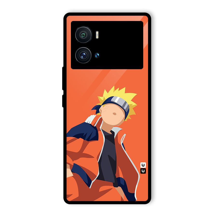 Naruto Uzumaki Minimalist Glass Back Case for Vivo iQOO 9 Pro