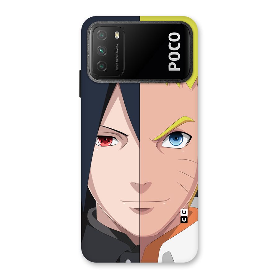 Naruto and Sasuke Back Case for Poco M3